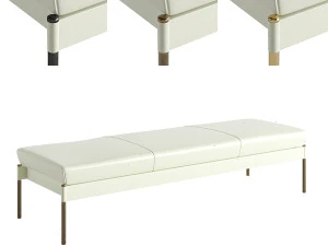 The Crillon Bench Large by Soane Britain 3D Model