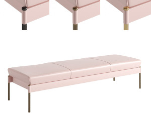 The Crillon Bench Large by Soane Britain 3D Model