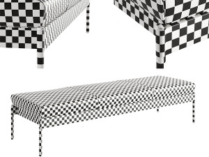 The Crillon Bench Large by Soane Britain 3D Model