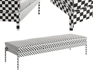 The Crillon Bench Large by Soane Britain 3D Model