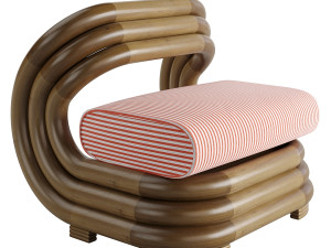 Moruna C Chair by Don Tanani 3D Model