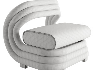 Moruna C Chair by Don Tanani 3D 모델