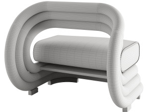 Moruna C Chair by Don Tanani 3D 모델