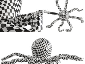 Teddy Octopus - Animated Asset 3D 模型