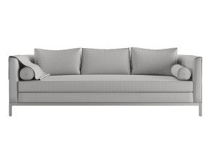 Curved Back Sofa by Lawson-Fenning Model 3D