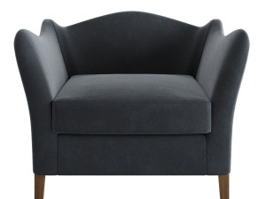 Moreau Large Armchair by Pinch Design 3D Model