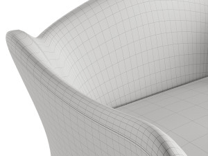 Moreau Large Armchair by Pinch Design 3D-Modell