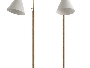 Curves No1 Floor Lamp by Hudson Valley Modello 3D