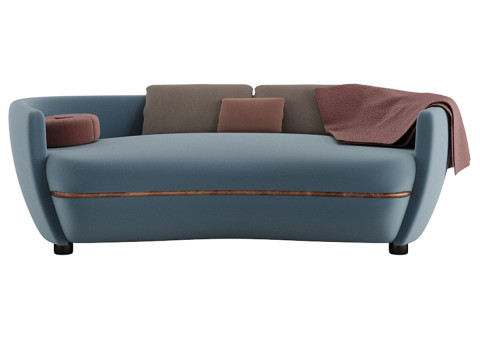 Wittmann Miles Sofa by Sebastian Herkner 3D Model