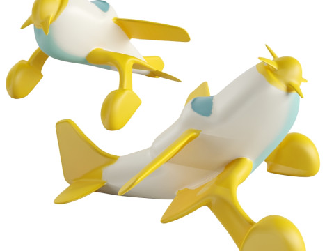 Airplane Toy 3Dモデル