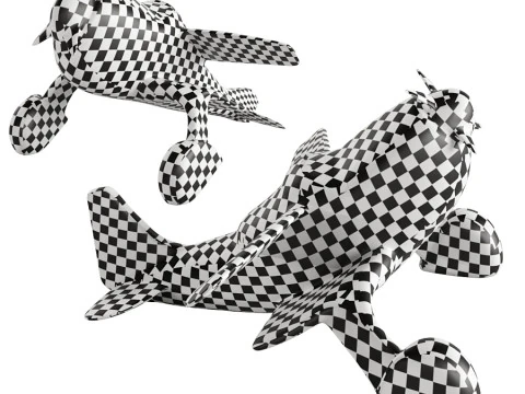 Airplane Toy 3D Model