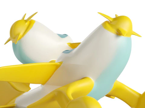 Airplane Toy 3D Model