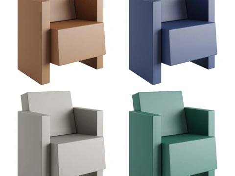 Poltrona Audit&oacute;rio MM By Iduna Modelo 3D