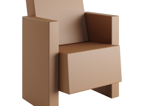 MM Auditorium Armchair By Iduna 3Dモデル