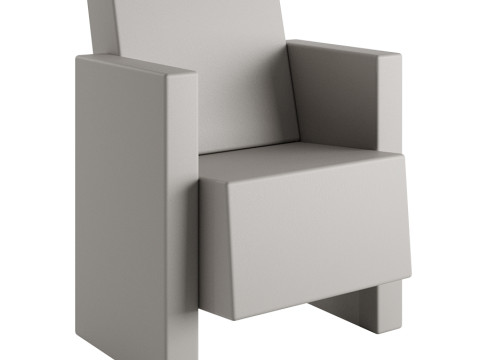 MM Auditorium Armchair By Iduna 3Dモデル