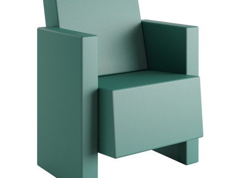 MM Auditorium Armchair By Iduna 3Dモデル