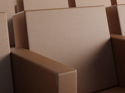 MM Auditorium Armchair By Iduna 3Dモデル