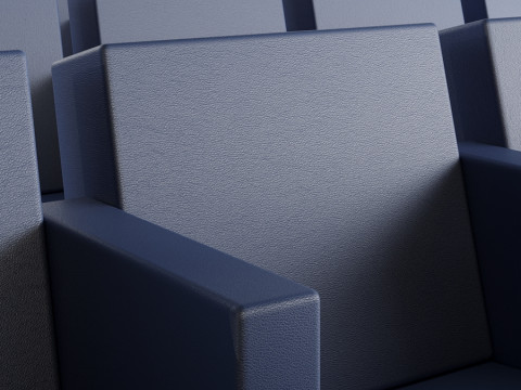 MM Auditorium Armchair By Iduna 3Dモデル