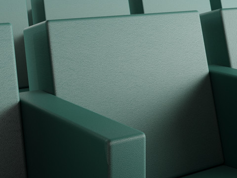 MM Auditorium Armchair By Iduna 3Dモデル
