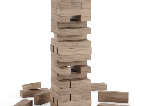 Jenga Toy 3D-Modell