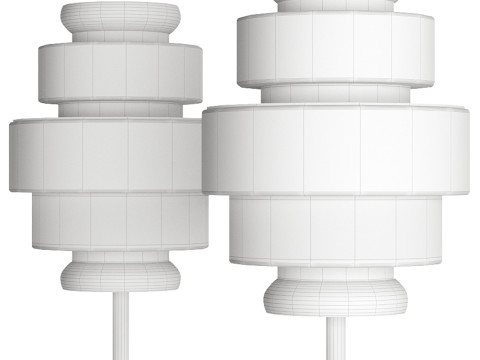 Kepi Floor Lamp by Arketipo 3D 모델