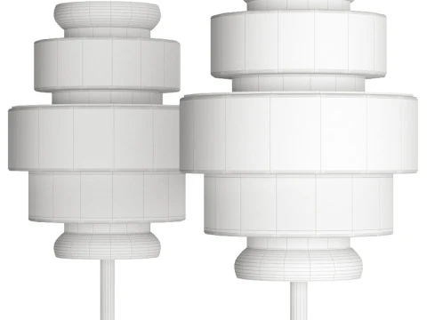 Kepi Floor Lamp by Arketipo 3D Model