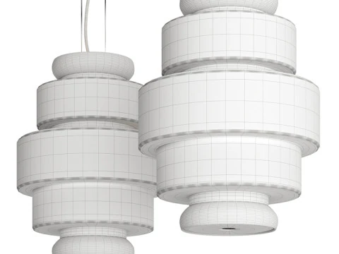 Kepi Pendant Light by Arketipo 3D Model
