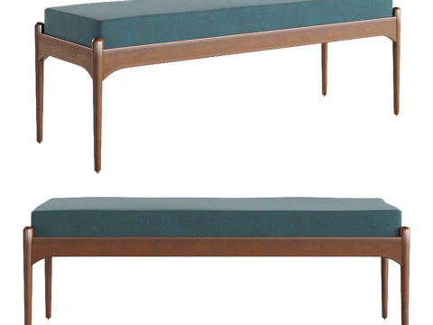 Museu Bench by Olaio 3D Model