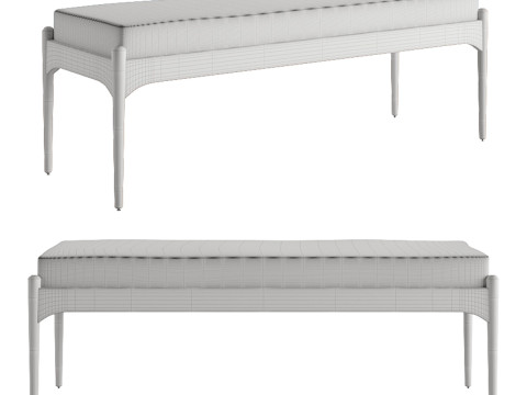 Museu Bench by Olaio Modelo 3D
