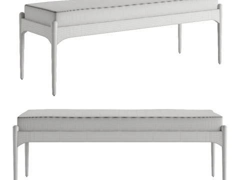 Museu Bench by Olaio 3D Model