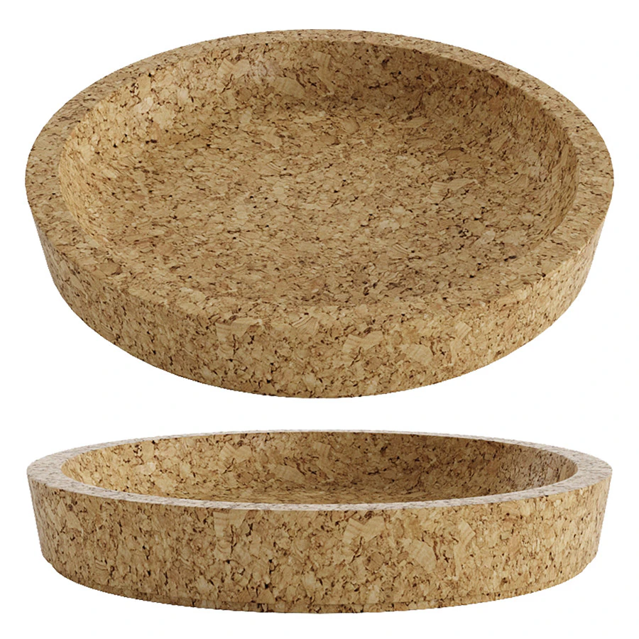 Cork Oak Cup Coaster by Ikea 3D Model .c4d .max .obj .3ds .fbx .stl .blend