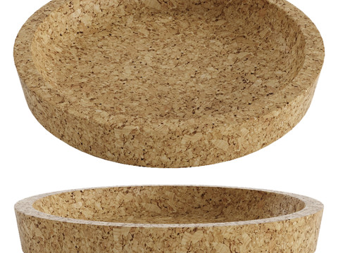 Cork Oak Cup Coaster by Ikea 3Dモデル