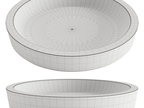 Cork Oak Cup Coaster by Ikea 3D 모델