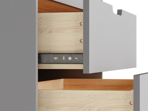 Nightstand 001 3D Model