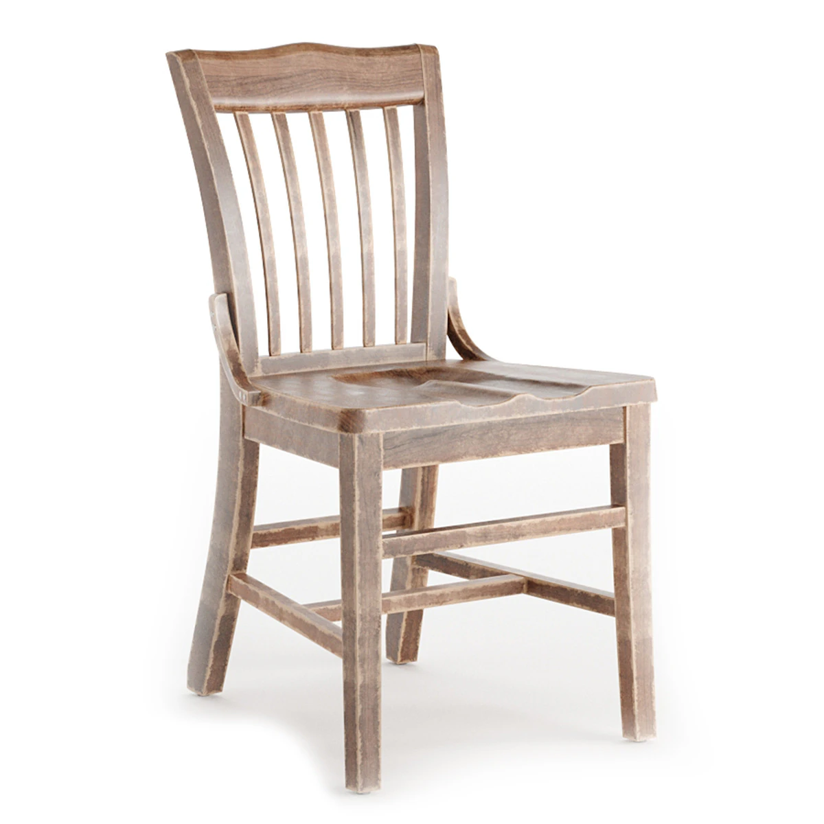 Old Chair 001 3D Model .c4d .max .obj .3ds .fbx .stl .blend