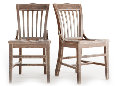 Old Chair 001 3Dモデル