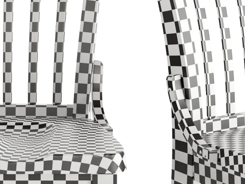 Old Chair 001 3D Model