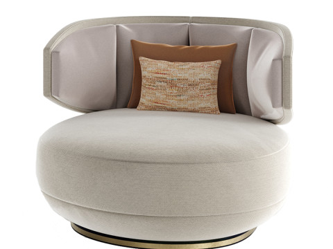 Copenhagen Armchair by Frato 3D Model
