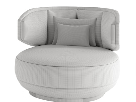 Copenhagen Armchair by Frato 3Dモデル