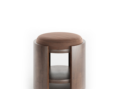 Madison Stool 45cm by Abrego 3D Model