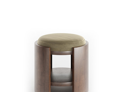 Madison Stool 45cm by Abrego 3D Модель