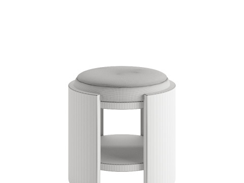 Madison Stool 45cm by Abrego 3D Модель
