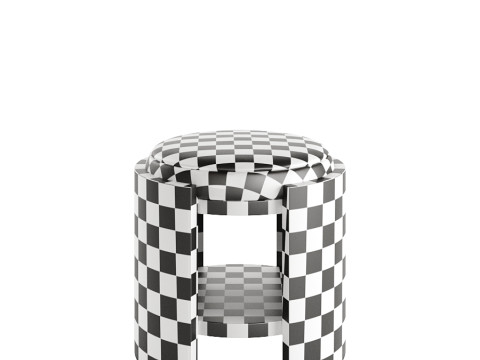 Madison Stool 45cm by Abrego 3D Модель