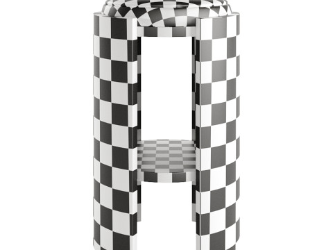 Madison Counter Stool 74cm by Abrego 3D Model