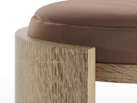 Madison Counter Stool 74cm by Abrego 3D Model