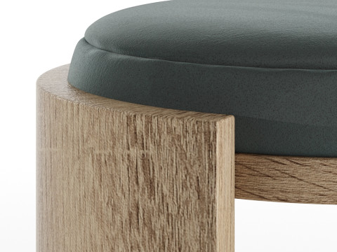 Madison Counter Stool 74cm by Abrego 3D Model