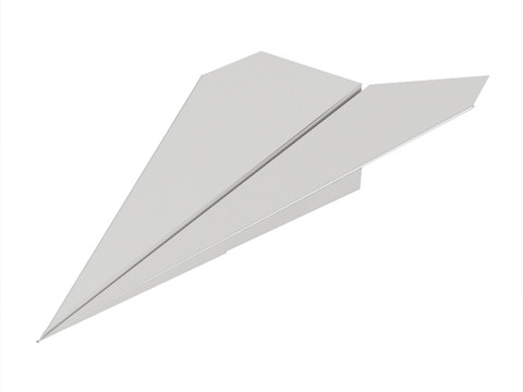 Paper Plane 3D मॉडल