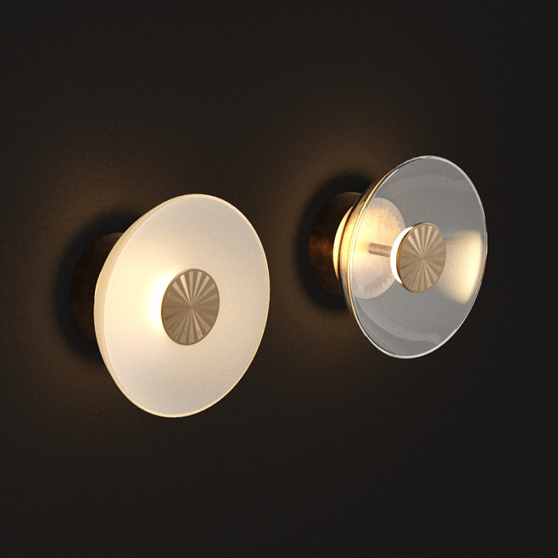 Dome Air Wall Light by Nook Collections 3D Modell .c4d .max .obj .3ds .fbx .stl .blend 