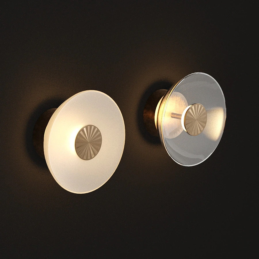 Dome Air Wall Light by Nook Collections 3D Model .c4d .max .obj .3ds .fbx .stl .blend 