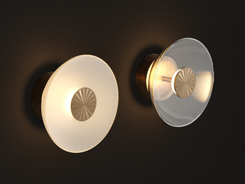 Dome Air Wall Light by Nook Collections 3D Model